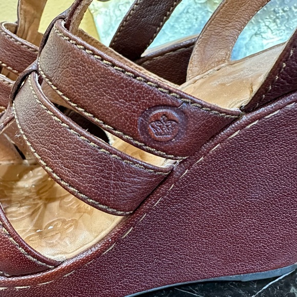 Nice Women’s Born Wedge Sandals 8m / 39 W52341 CQC11 - Picture 3 of 10